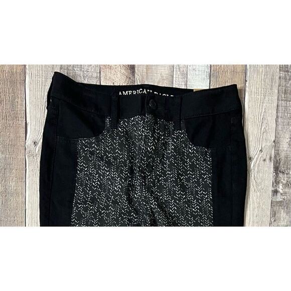American Eagle Outfitters Super Stretch Black Hi-Rise Jeggings‎ sz 10 - Picture 2 of 13